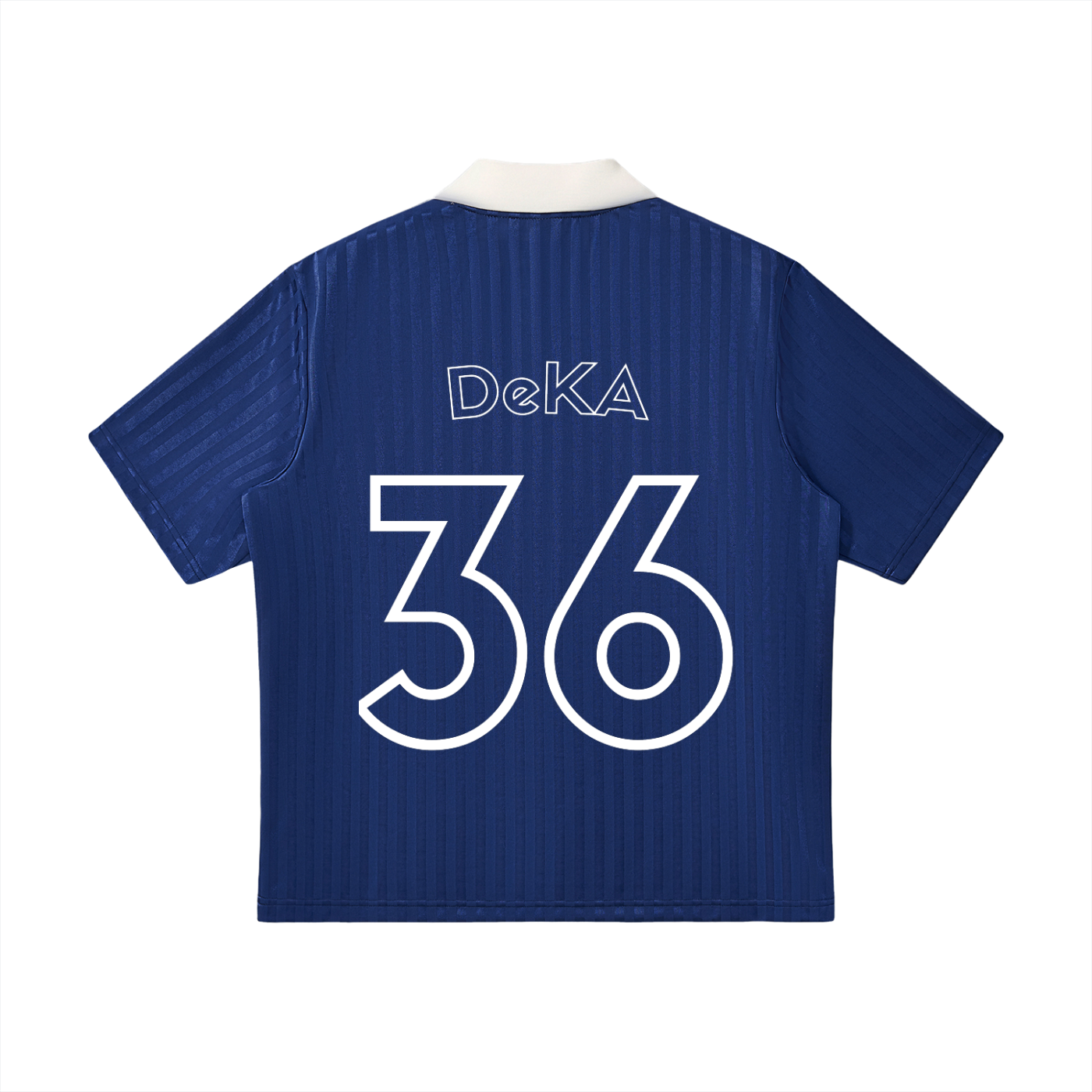 White Stripes Soccer Jersey