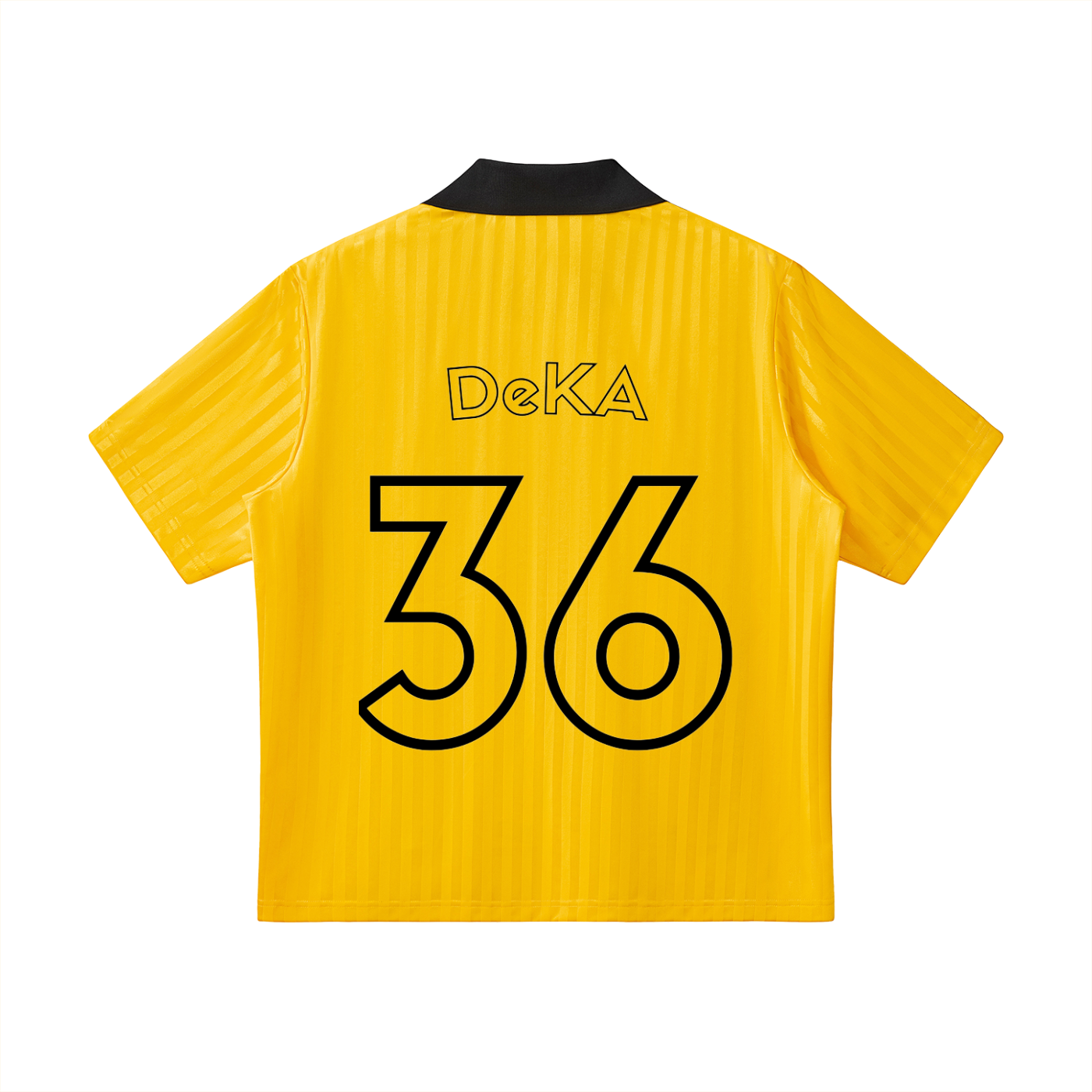 Black Stripes Soccer Jersey