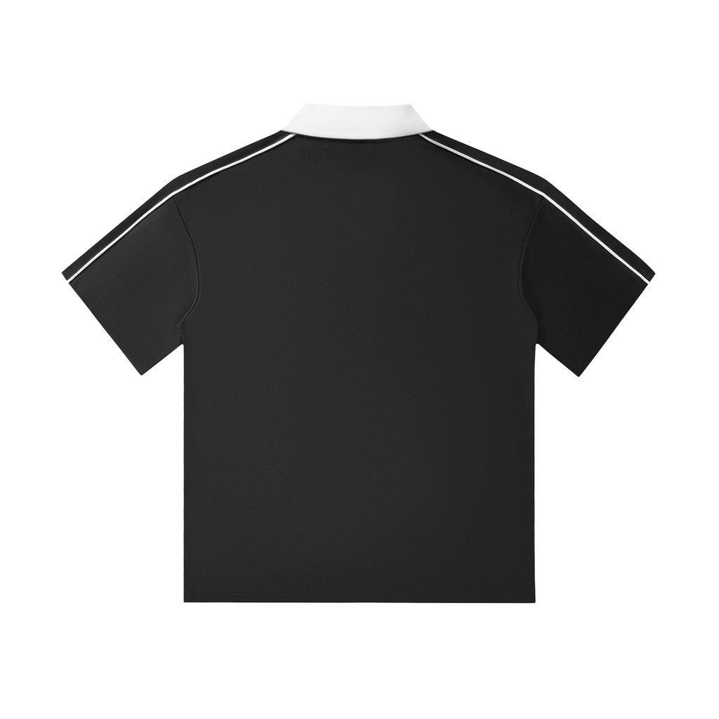 Minimalist Short-Sleeve Polo Shirt