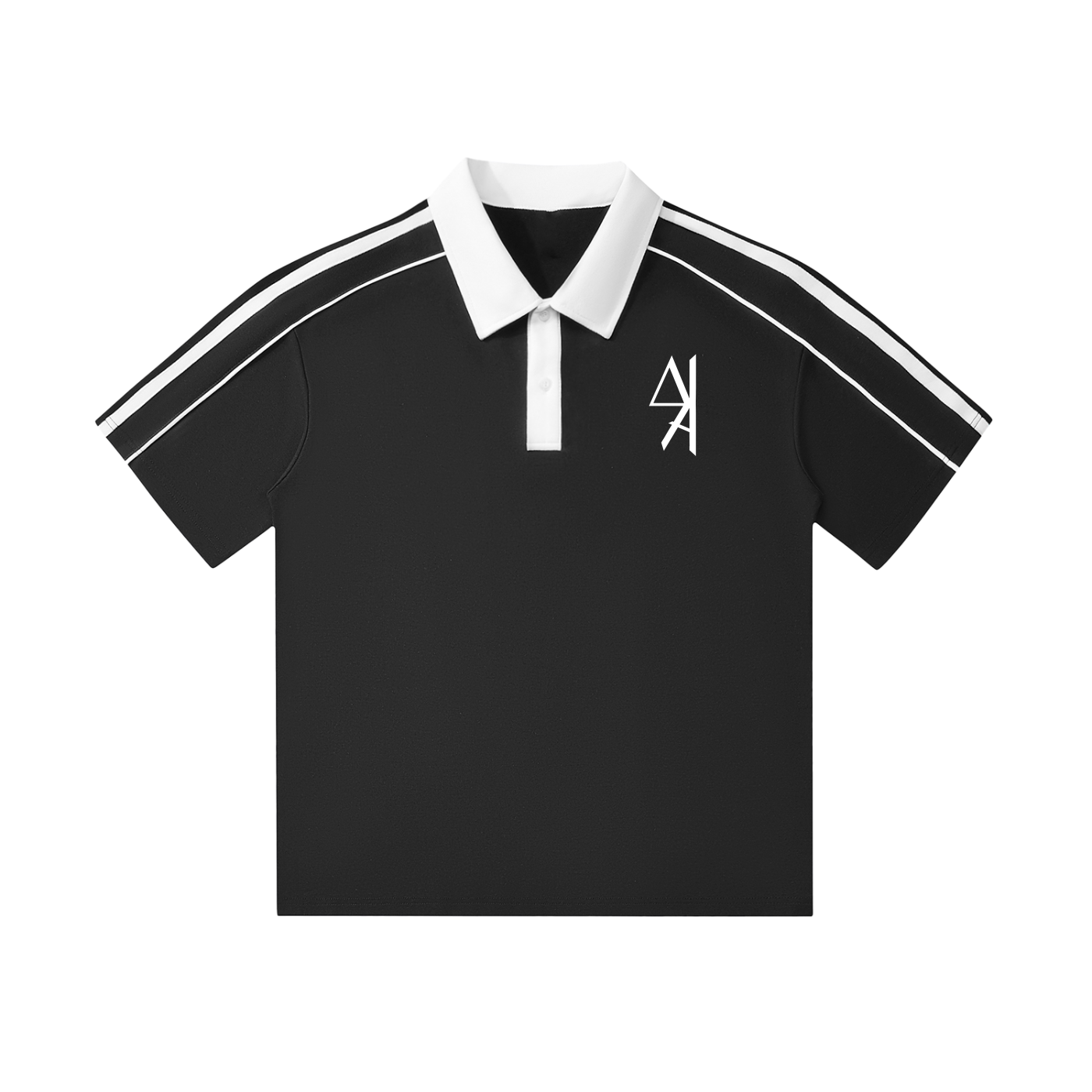 Minimalist Short-Sleeve Polo Shirt