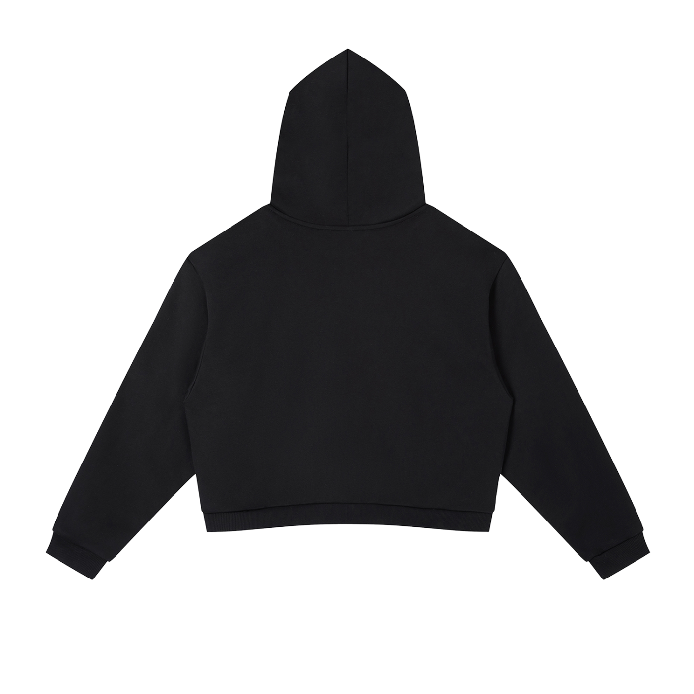 Minimalist Striped Cropped Hoodie