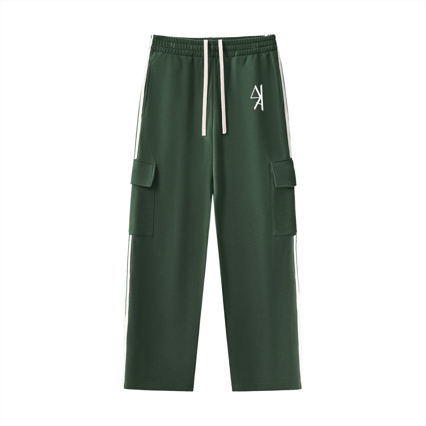 Minimalist Striped Straight-Leg Pants
