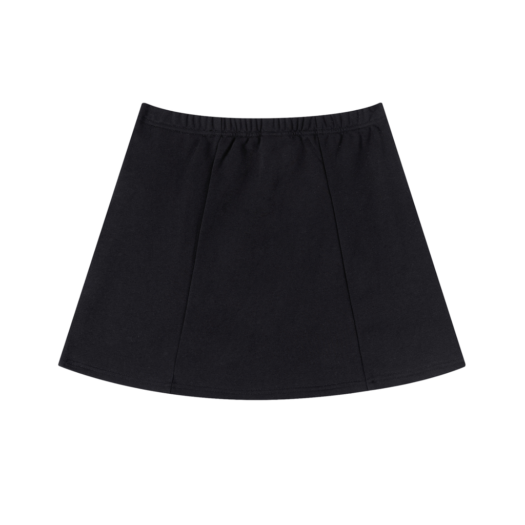 Minimalist Striped Slit Skirt