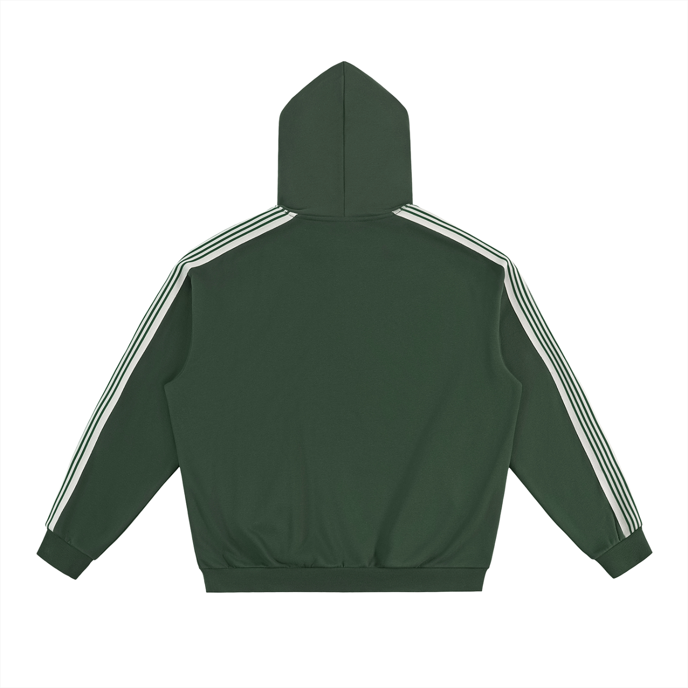 Minimalist Striped Drop-Shoulder Hoodie