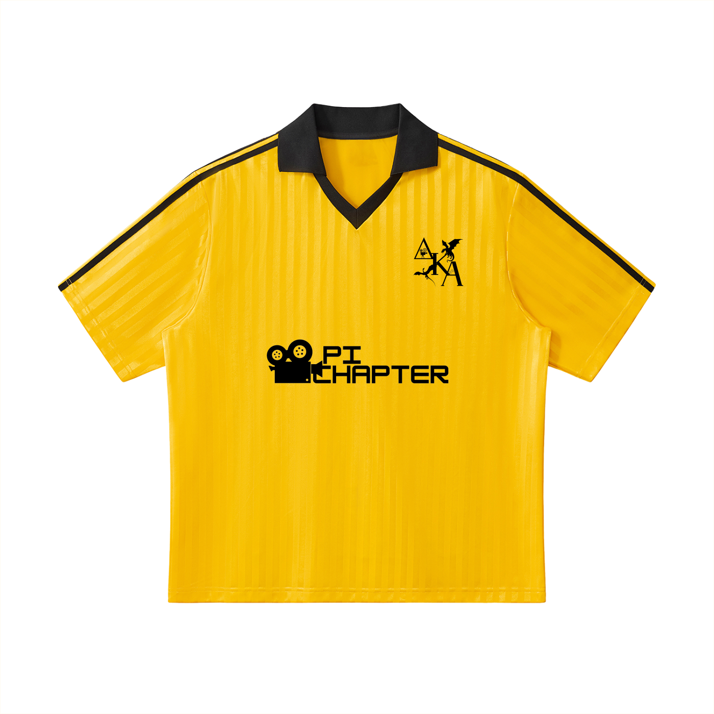 Black Stripes Soccer Jersey