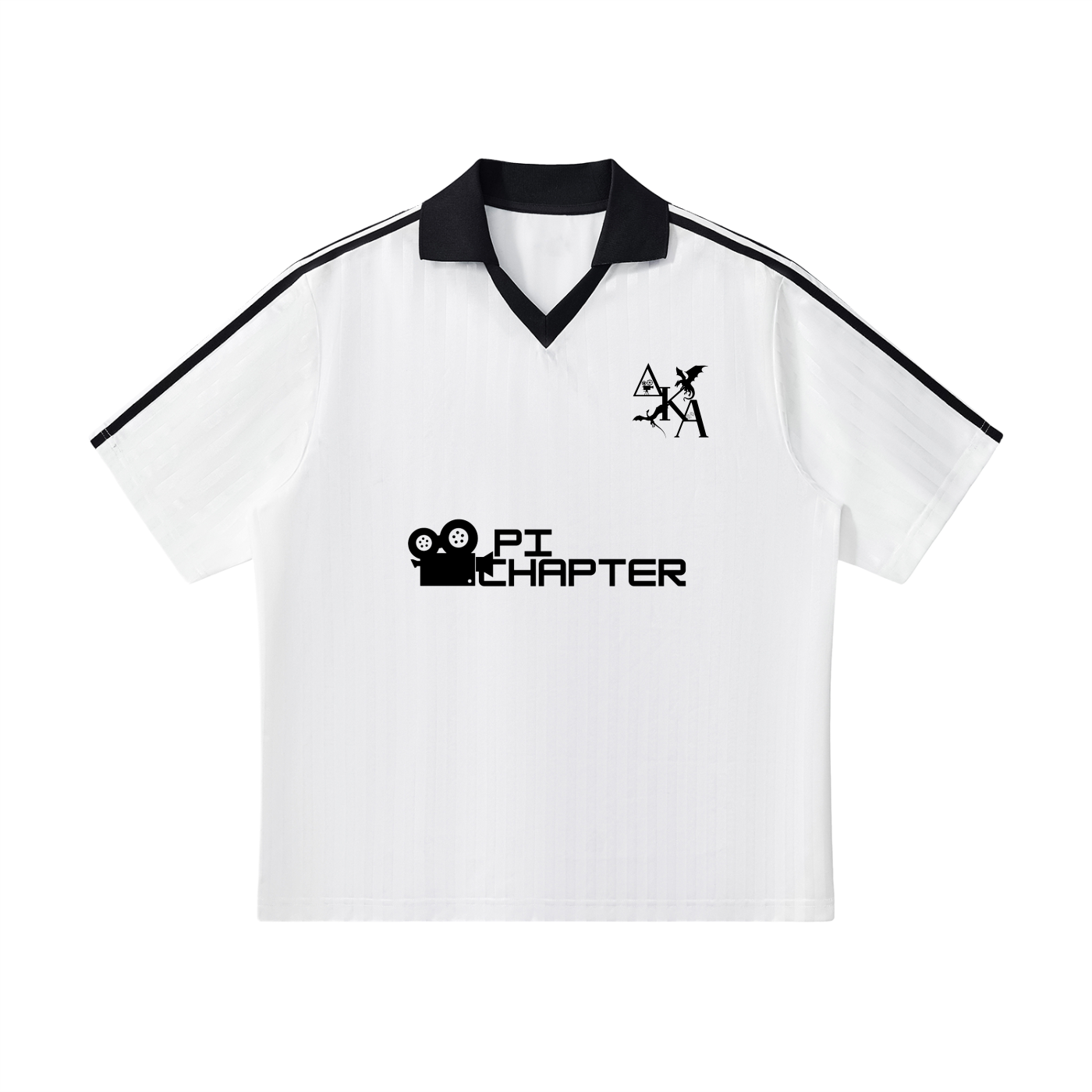 Black Stripes Soccer Jersey