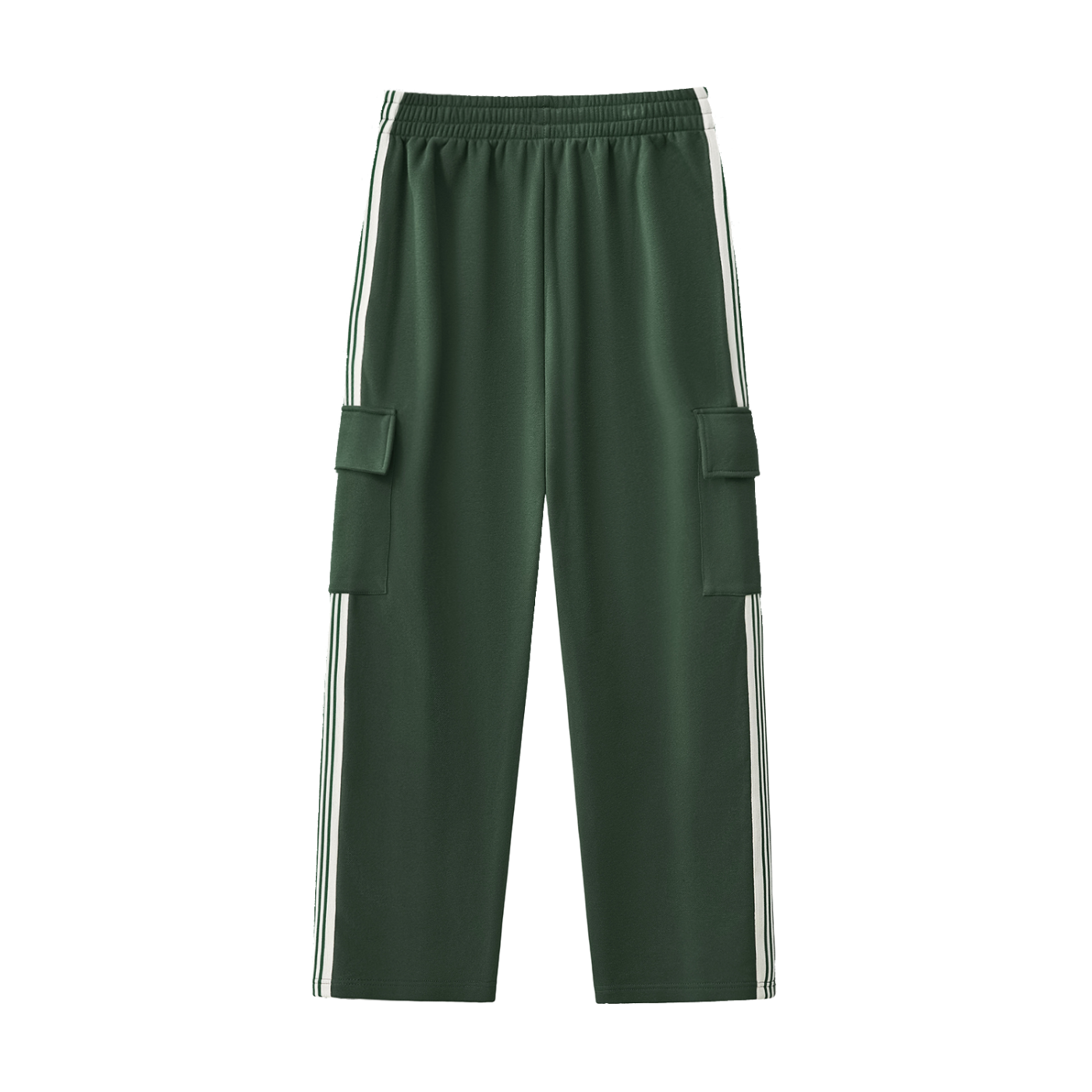 Minimalist Striped Straight-Leg Pants