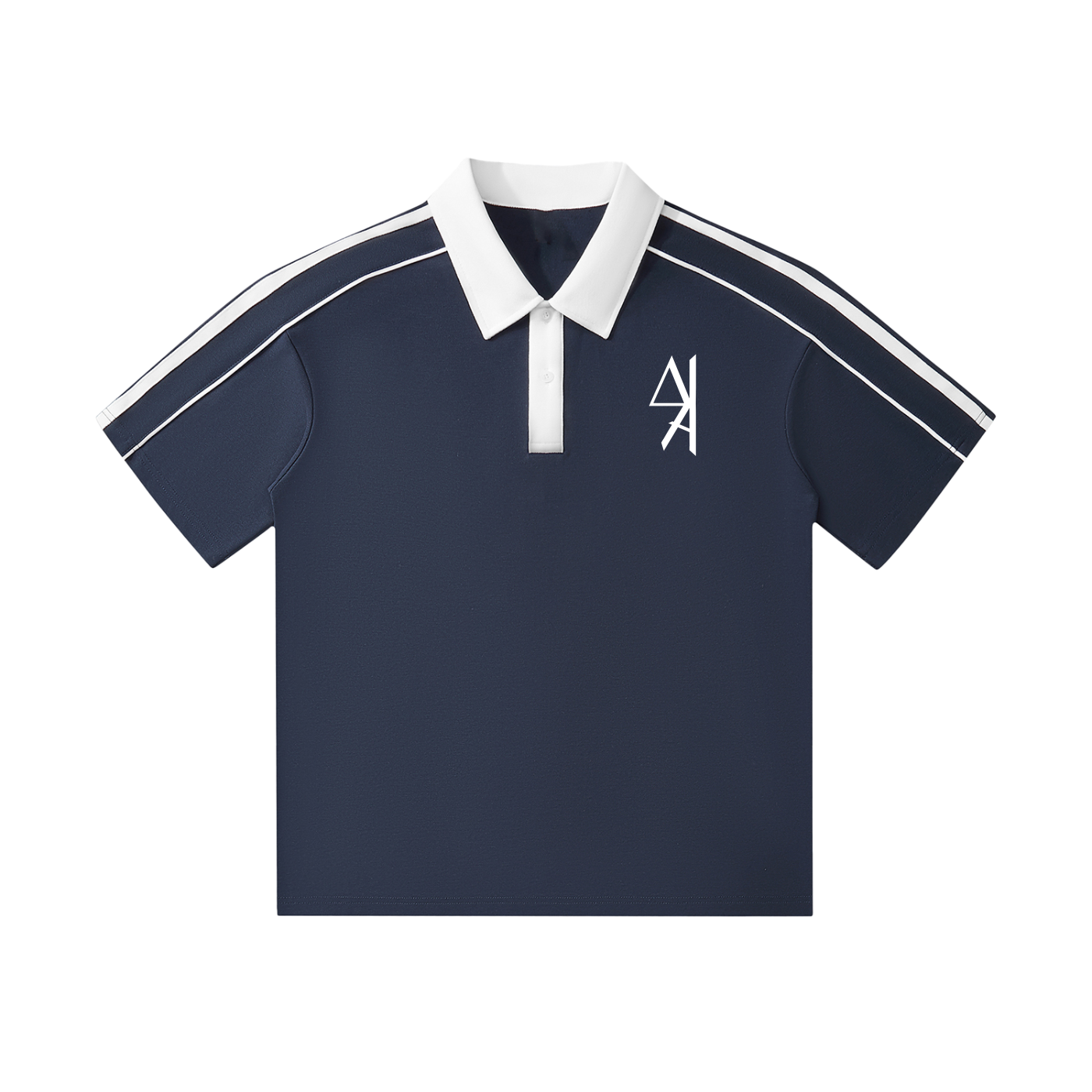 Minimalist Short-Sleeve Polo Shirt
