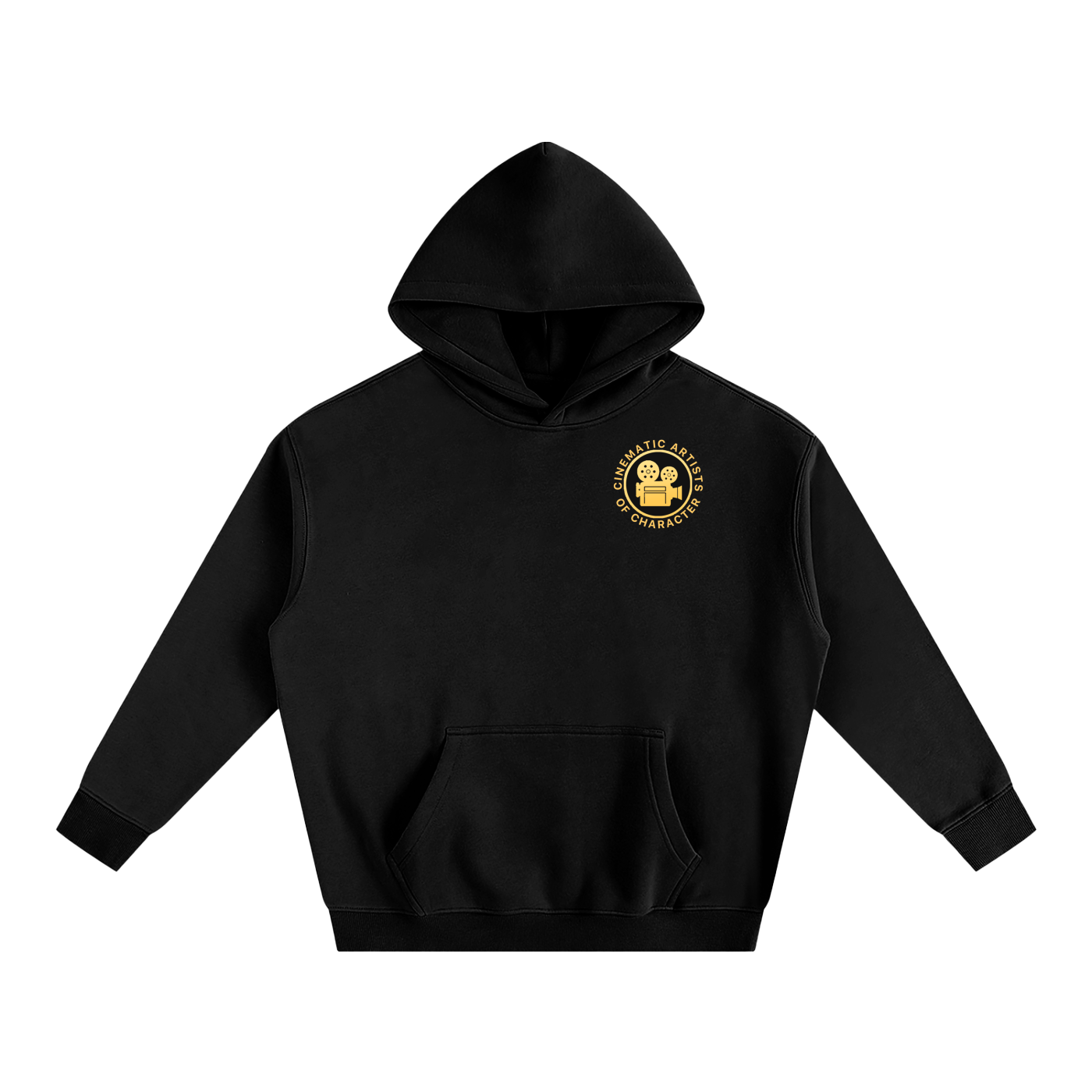 Film Camera Oversize Fleeced Hoodie